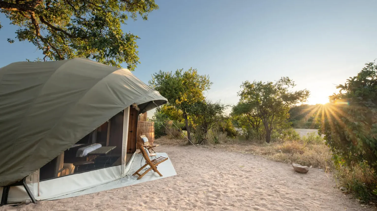 Asilia-Kokoko-Camp-at-Sunrise